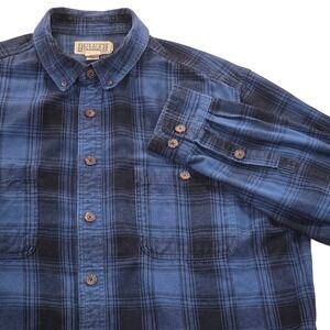 Duluth Men's Free Swingin' Flannel‎ Relaxed Fit Shirt Mens XL Tall